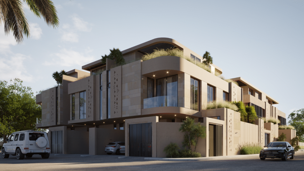 إدارة المشاريع والمقاولات لمشروع سكني حديث في السعودية - شركة الخليل