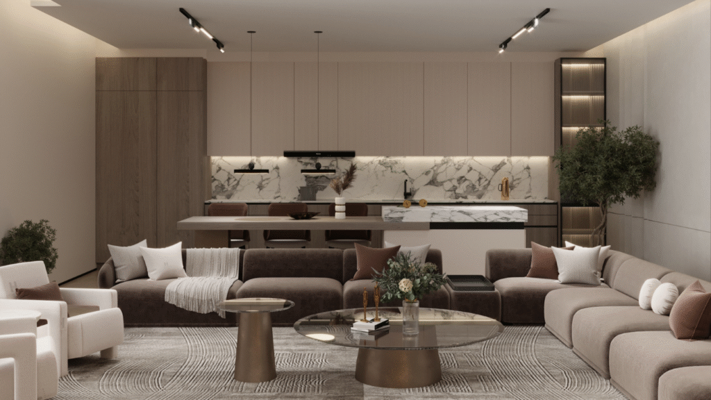 تصميم داخلي صالة اعمال شركة الخليل